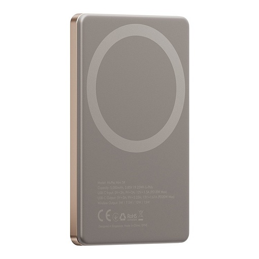 Внешний аккумулятор EnergEA AluPac Mini 5000 mAh MagSafe 15W