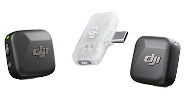 Беспроводной микрофон DJI Mic Mini (2 TX + 1 Mobile RX+ Phone Lightning Adapter), черный (6937224133402)
