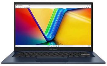 Ноутбук Asus 14" (Intel Core 5 120U, Intel Graphics) 16ГБ, 512ГБ, noOS, синий (90NB13U1-M00L20)