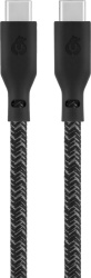 Кабель uBear Trend Cable USB-C — USB-C, 1.2 м., 60W, нейлон черный