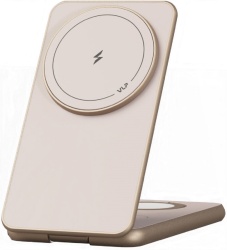 Беспроводное зарядное устройство VLP Alum Power Pro для iPhone, пустынный титан (1092013)