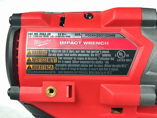 Гайковерт аккумуляторный Milwaukee 2563-20 M12 FUEL Stubby 1/2" Impact Wrench