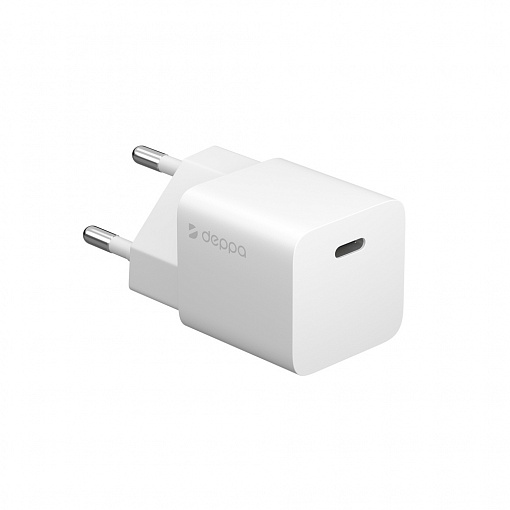 Сетевое зарядное устройство USB-C, Power Delivery, GaN, 20Вт