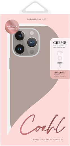 Чехол Uniq Coehl Muse Leatherette MagSafe с ремешком для iPhone 16 Pro Max