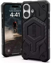 Чехол UAG Monarch для iPhone 16, карбон (114462114242)