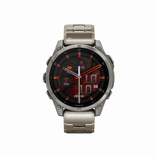 Часы Garmin Fenix 8 47mm Amoled Sapphire Titanium