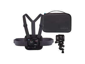Набор аксессуаров GoPro Sport Kit, GoPro AKTAC-001 (кейс+крепление на грудь+крепление на руль/раму/трубу)