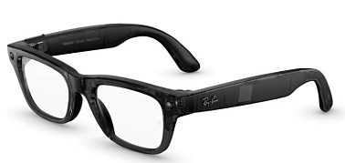 Meta Ray-Ban Blayzer Optics Gen2 RW7001, S54 Matte Transparent Black