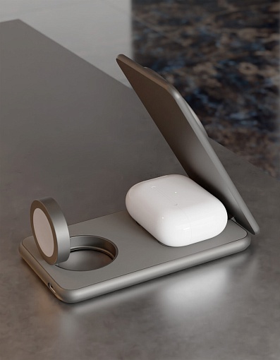 Беспроводное зарядное устройство VLP Alum Power Pro для iPhone