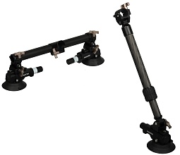Крепление на тройной присоске Telesin Triple Suction cup Mount, черный (CINSBAVA)