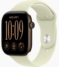 Apple Watch Series 12 42mm Dark Bronze Aluminum Case with Sport Band Pale Succulent