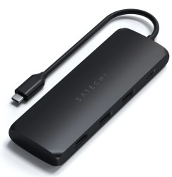 Адаптер Satechi USB-C Hybrid Multiport Adapter, Black (ST-UCHSEK)