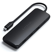 Адаптер Satechi USB-C Hybrid Multiport Adapter, Black (ST-UCHSEK)