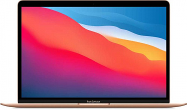 Ноутбук Apple MacBook Air 13.3", IPS, Apple M1 8 core 8ГБ, 512ГБ SSD, Mac OS, Z12A0008K, золотой