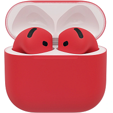 Apple AirPods 4 Color, красный матовый