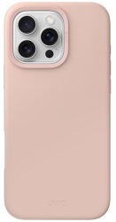 Чехол Uniq Lino Hue с MagSafe для iPhone 16 Pro, розовый (IP6.3P(2024)-LINOHMPNK)