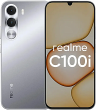 Realme C100i 4/128 ГБ, серебристый