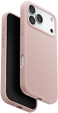 Чехол Uniq LINO с MagSafe для iPhone 17 Pro Max, розовый (IP6.9P(2025)-LINOMBPNK)