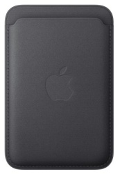 Кардхолдер Apple FineWoven Wallet (2025) с MagSafe для iPhone, черный (Black) MGHA4FE/A
