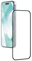 Стекло защитное 2.5D VLP M-Glass для iPhone 16 Pro Max, черная матовая рамка (1061106)