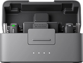 Беспроводной микрофон DJI Mic Mini (2 TX + 1 RX + Charging case), черный