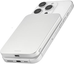 Внешний аккумулятор uBear Slide Magsafe 5000mAh Qi2 PD20W, белый