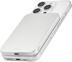 uBear Slide Magsafe 5000mAh Qi2 PD20W, белый