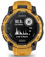 Garmin Instinct 3 45mm Solar, Sunburst with Sunburst/Gray Silicone (010-02934-42) HK