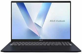 Ноутбук Asus VivoBook 16" (Intel Core Ultra 5 225H, Intel Graphics) 16ГБ, 512ГБ, noOS, синий (90NB15A1-M00RT0)
