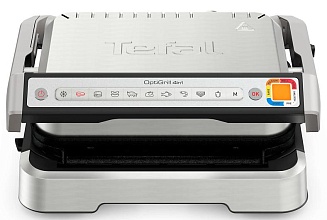 Гриль Tefal Optigrill GC774D30, серебристый