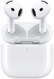 Беспроводные наушники Apple AirPods 5 with Wireless Charging Case, белый (MKFT4)