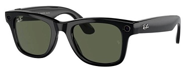 Умные очки Ray Ban Meta Wayfarer (Gen2) RW4012, Shiny Black/G15 Green (8056262721339)