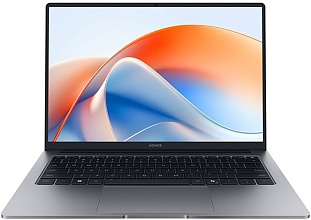Honor MagicBook X14 Plus 2025 (Intel Core 5 220Н, Intel Iris Xe Graphics) 16ГБ, 1ТБ, Windows 11 Home, серый (5301ALWA)