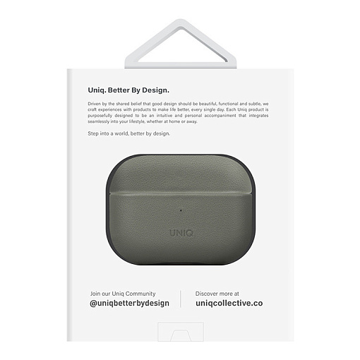 Чехол Uniq Terra Leather для AirPods Pro 2