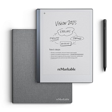 reMarkable 2 со стилусом Marker Plus и чехлом Book Folio, серый