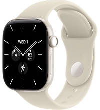 Apple Watch Series 12 46mm Pearl White Ceramic Case with Sport Band Sand