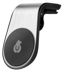 Автомобильный держатель uBear Unit Air Vent Magnetic Car Mount, серебристый