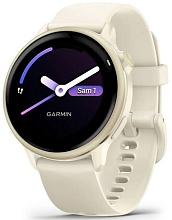 Garmin Vivoactive 6, лунно-золотистый с ремешком цвета слоновой кости (010-02985-01)