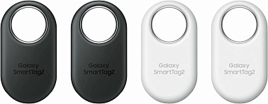 Комплект беспроводных меток Samsung Galaxy SmartTag2, 2 черные, 2 белые