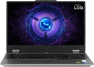 Ноутбук Lenovo LOQ 15IRX9 15.6" (Intel Core i7 13645HX, NVIDIA GeForce RTX 4050) 16ГБ, 512ГБ SSD, noOS, серый (83DV01HPSA)