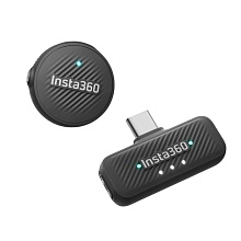 Беспроводной микрофон Insta360 Mic Air (1 TX + 1 RX), черный