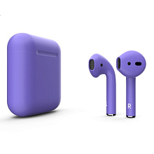 Наушники Apple Airpods 2 Color, фиолетовые матовые