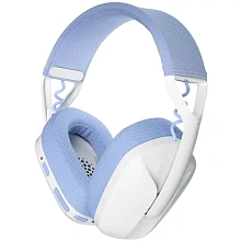 Игровые наушники Logitech G435, белый/голубой