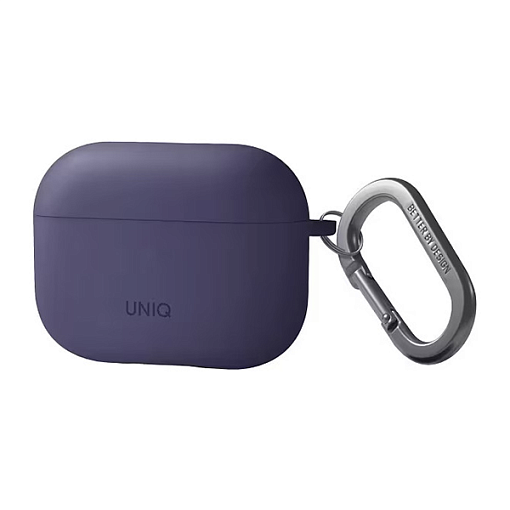 Чехол + карабин UNIQ NEXO Liquid silicone + Sports ear hooks для AirPods Pro 2