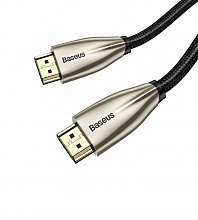 Кабель 4K HDMI - 4K HDMI 3м Baseus Horizontal Cable - Черный