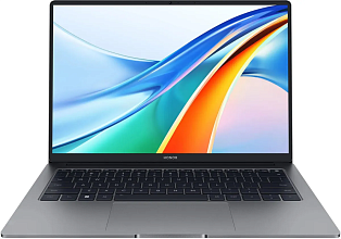 Ноутбук Honor MagicBook X14 2024 FRI-H56 5301AKAU, 14", 2024, IPS, AMD Ryzen 5 7640HS 4.3ГГц, 6-ядерный, 16ГБ LPDDR5x, 512ГБ SSD, AMD Radeon 760M, без операционной системы, серый космос