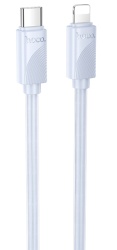 Кабель Hoco X114 Lightning to Usb-C 1m 27W, голубой
