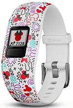 Фитнес-браслет детский Garmin Vivofit Jr 2, Minnie Mouse Adjustable Band (010-01909-10)