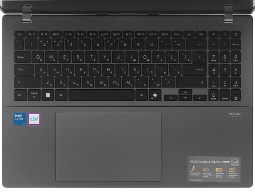 Ноутбук Asus VivoBook S S3607VA-RP107W (Intel Core 5 210H, Intel UHD Graphics) 16ГБ, 512ГБ SSD, Windows 11 Home