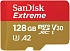 Карта памяти SanDisk Extreme microSDXC 128 ГБ A2 UHS-I U3